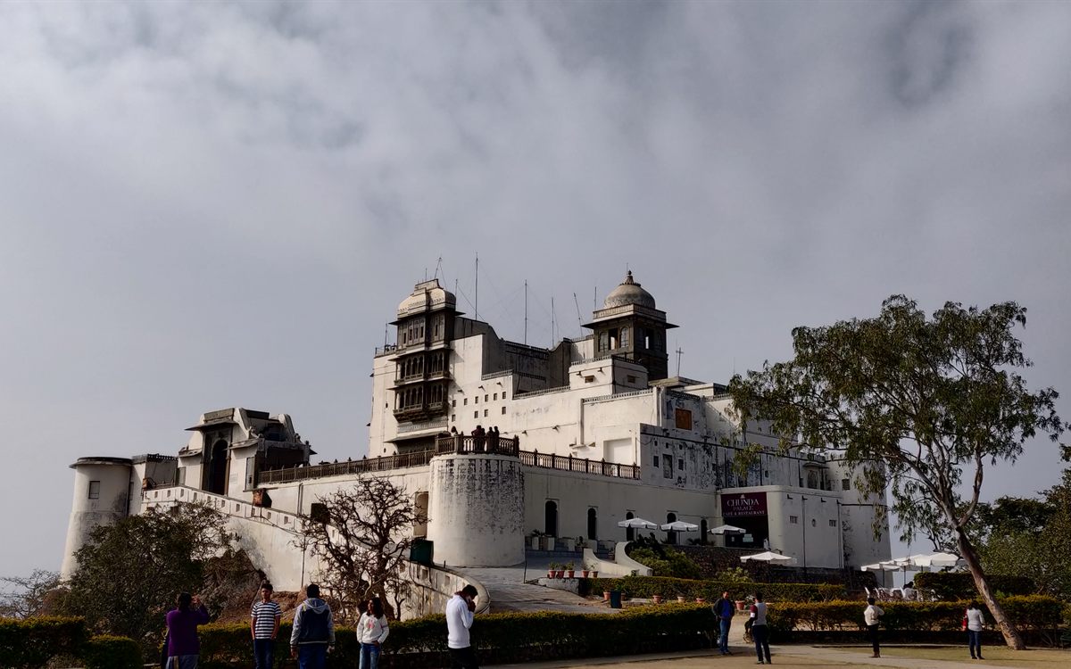 Sajjangarh Monsoon Palace on the hill above Udaipur